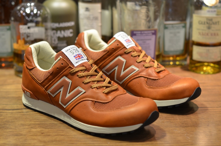 new balance 576 leather brown