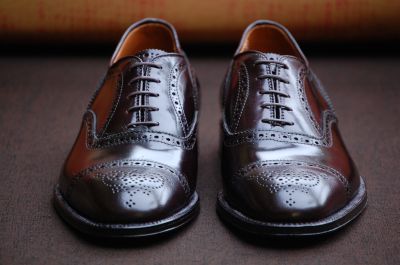 Alden Shoes - Plaza Semi-Brogue in Shell Cordovan - Leather SoulLeather ...