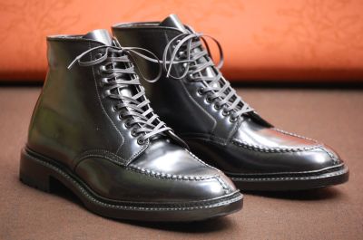 Alden Shoes - NST Hight Boot in Black Shell Cordovan - Leather ...