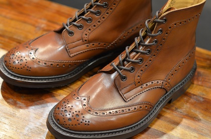 Tricker's - Two Boots w/Dainite Soles (LSW) - Leather SoulLeather Soul