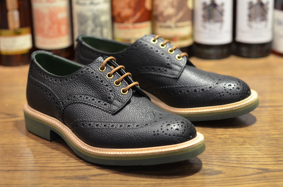 Tricker's - Keswick in Black and Green (LSW) - Leather SoulLeather 