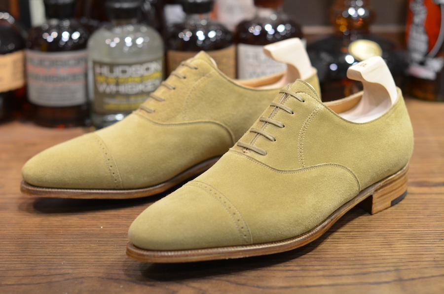 john lobb suede shoes